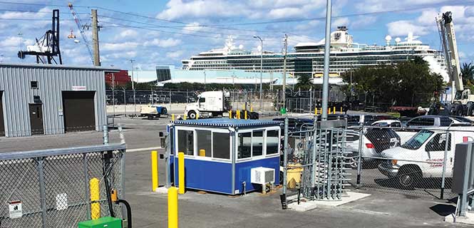 Fiberglass Security Guard Cabin