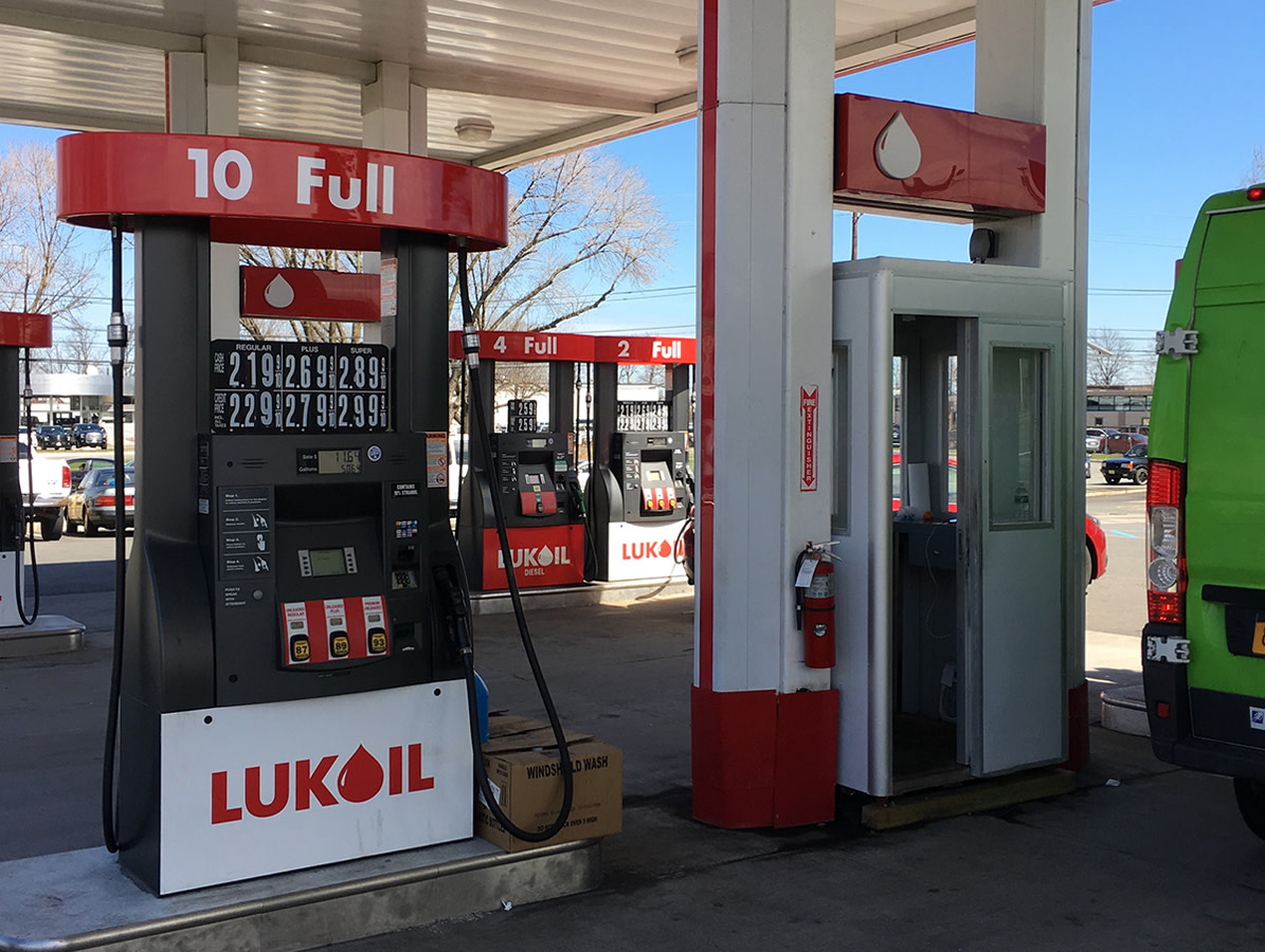 Prefab gas station attendant booth