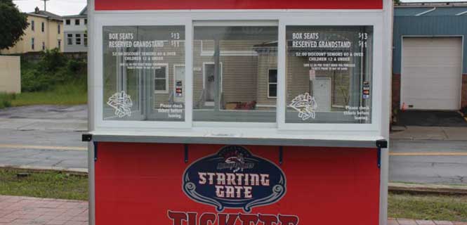 Ticket Booth Fiberglass Windows