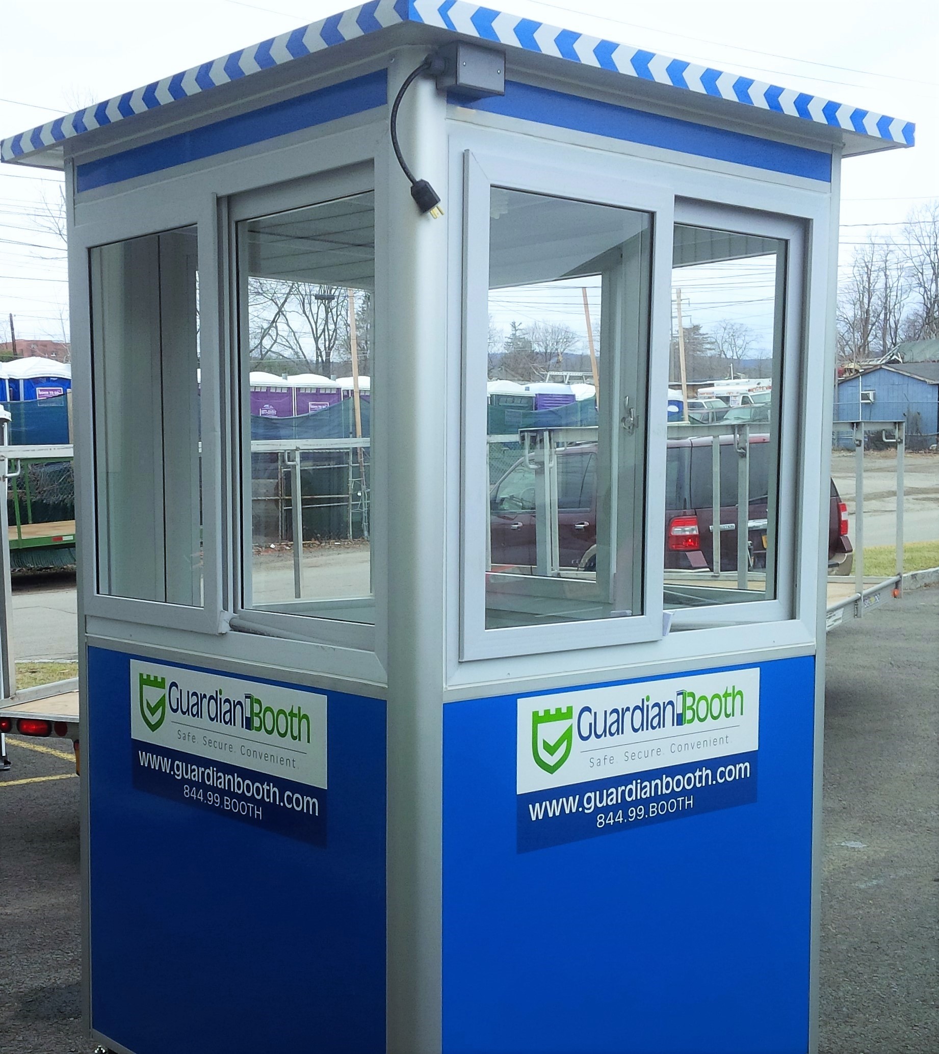front side of a Guardian Booth