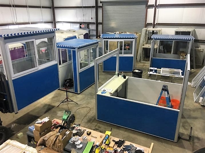 Manufacturing Guardian Booths' guard booths