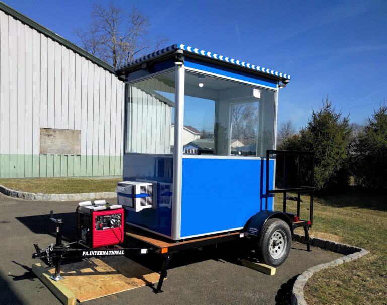 4x6 Trailer Booth with Generator and Built-in AC
