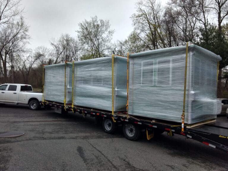 8x10 Booths ready for Delivery in Jacksonville, FL with Built-in AC and Sliding Windows