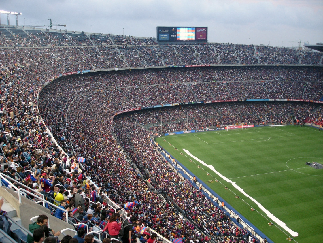Stadium full of people