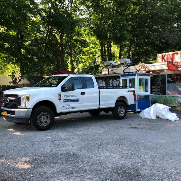 4x4 Guardian Booth Delivered to Katonah, NY with Exterior Counter