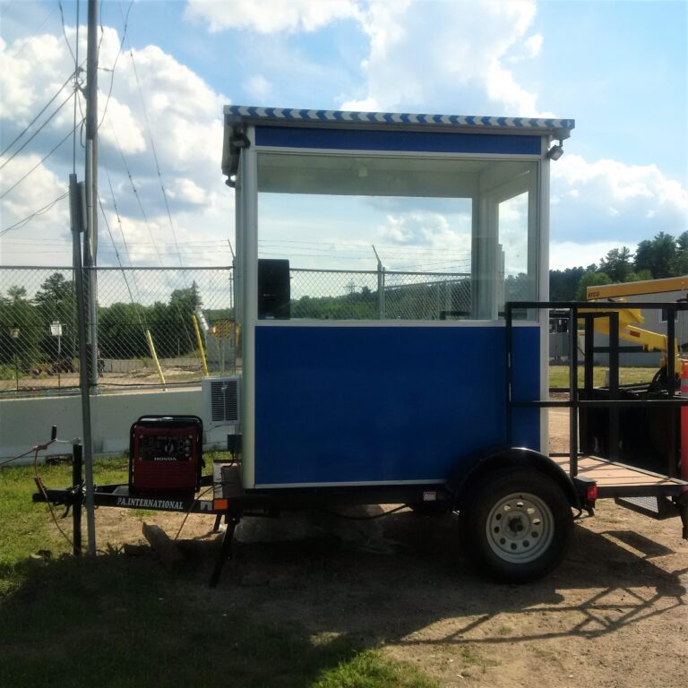 4x6 Trailer Booth in Chalk River, ON with Outside Spotlights, Generator, Breaker Panel Box, Built-in AC, and Baseboard Heaters