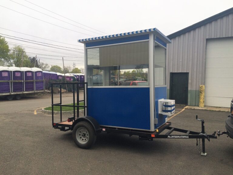 4x6 Trailer Booth in Ulster, PA with Tinted Windows, Built-in AC, Breaker Panel Box, and Baseboard Heaters(1)
