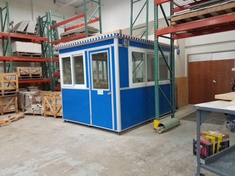 8x10 Modular Office in St Louis Park,MN with Sliding Windows, Baseboard Heaters,Built-in AC, Breaker Panel Box,Ethernet Port and Phone Line