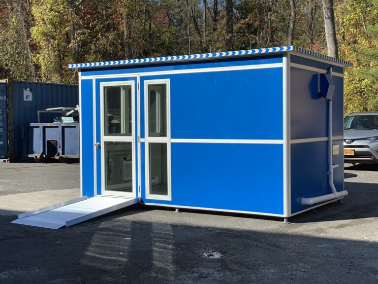 ADA Compliant Ramp, 8x12 General Security Booth in Annapolis, MD