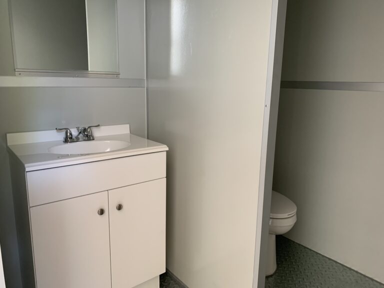 Sink and Toilet, 8x17 General Security Booth, in Lynchburg, VA