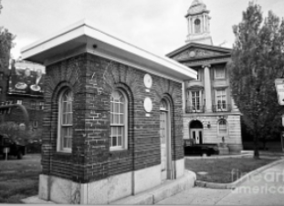 Tollbooth at Old Massachusetts Turnpike Authority