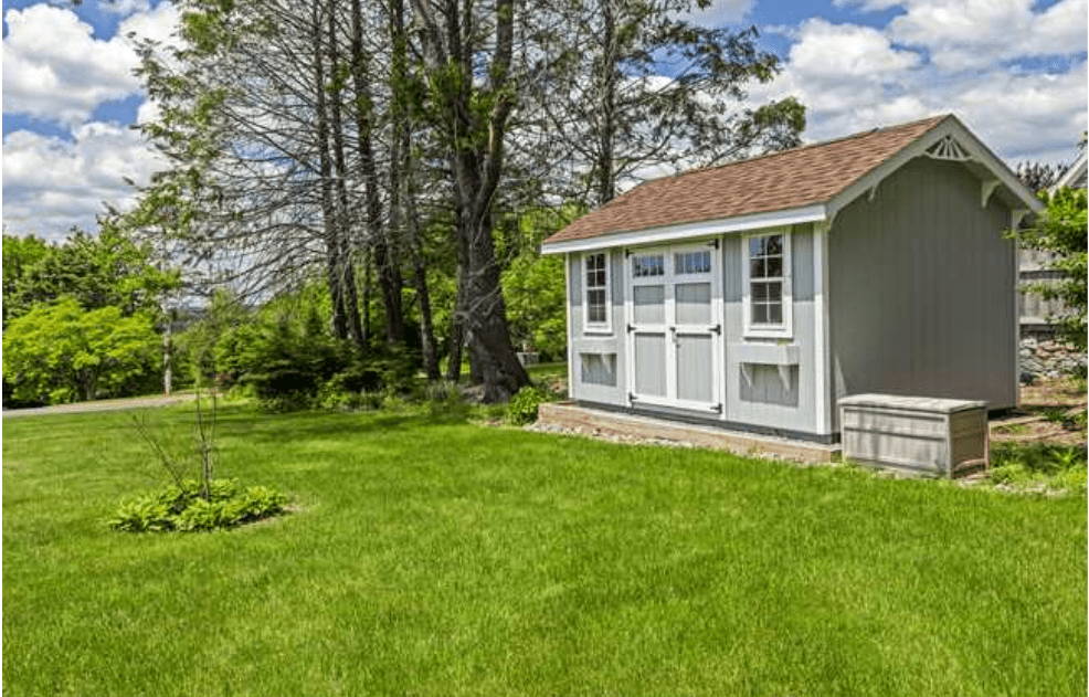 backyard man cave shed