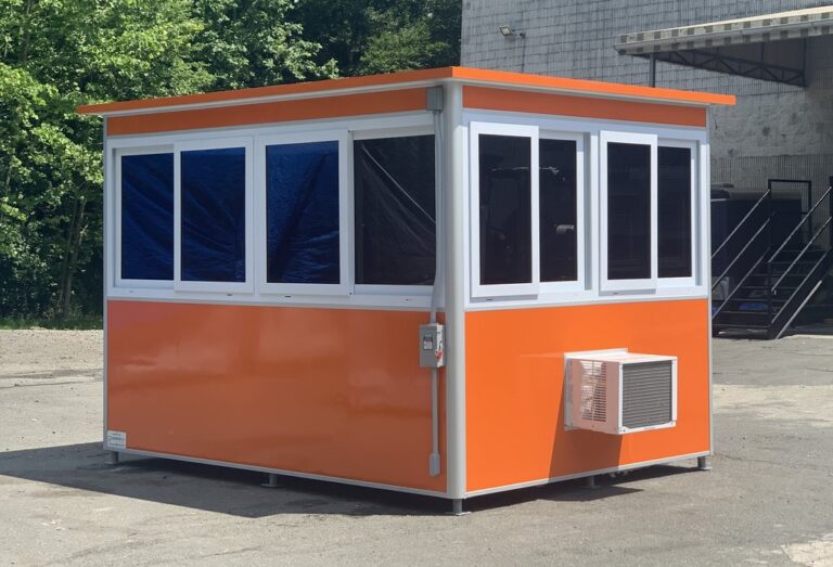 8x10 Modular Office in Phoenix, IL with Custom Color,Tinted Windows, Built-in AC,Electric Disconnect Switch