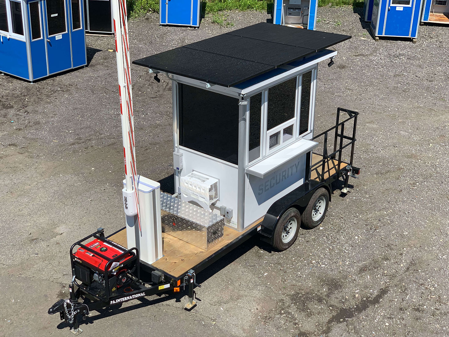 portable trailer solar powered