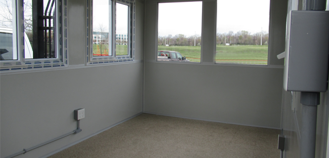 Modular medical clinic interior