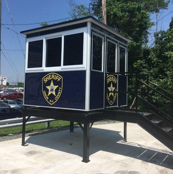 Custom Guard Booth for Securities