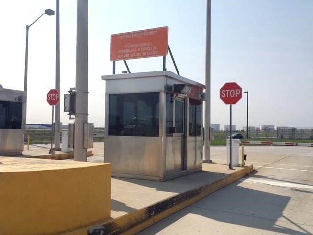 Airport Security Booths