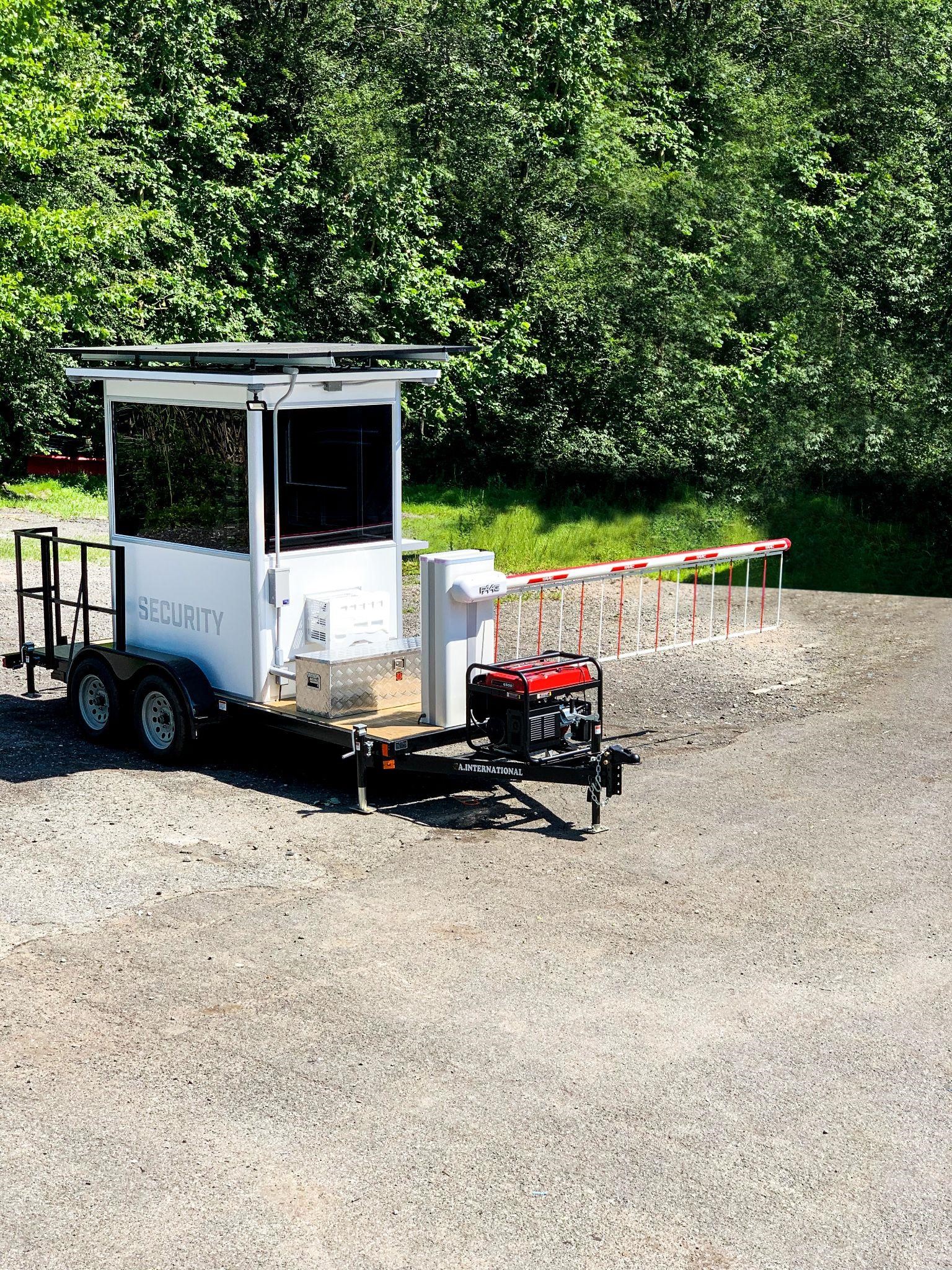 trailer-mounted guard booths
