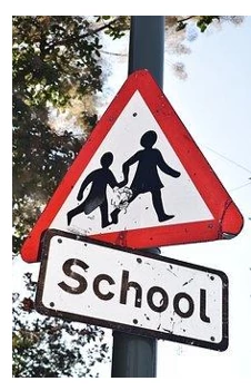 School crossing sign