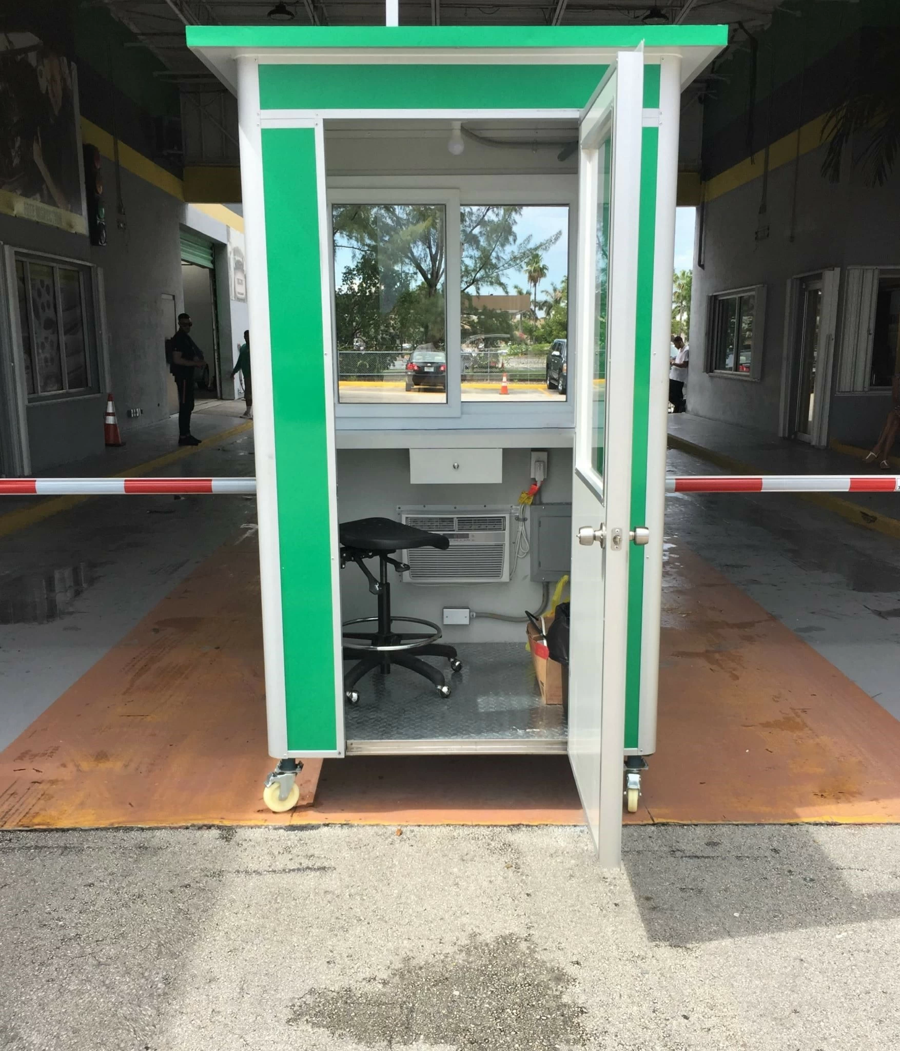 physical access control booth physical access control booth