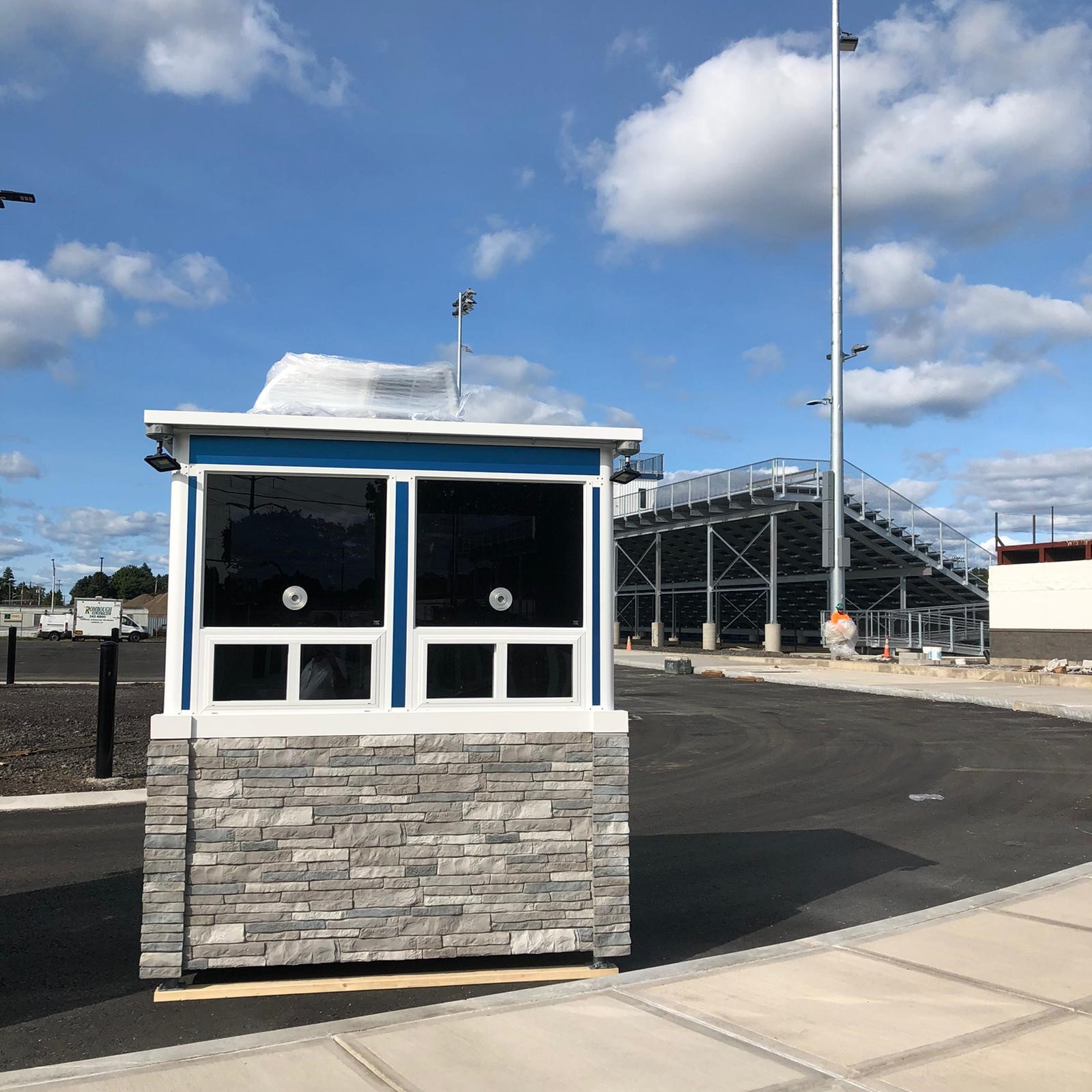 Security Guard Booths with Transaction Slots