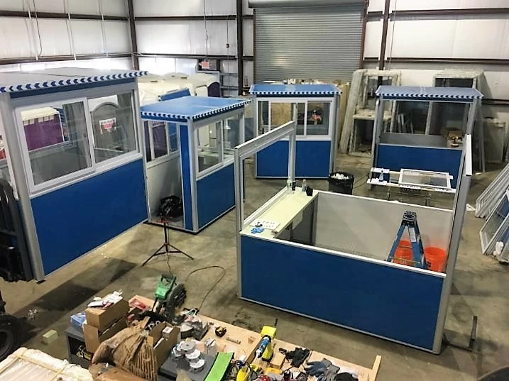 custom portable booth building