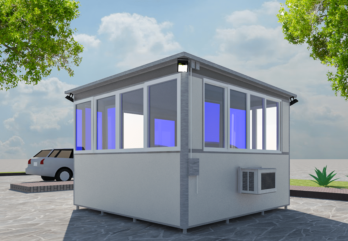 prefabricated booths for school spaces