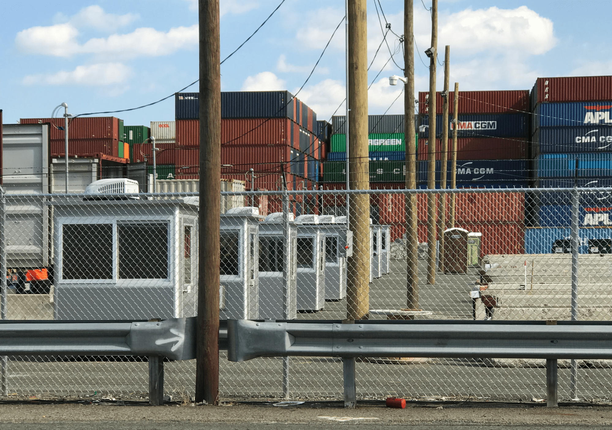 equipment enclosure for port operations
