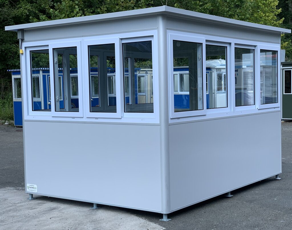Large security booth for oil and gas facilities