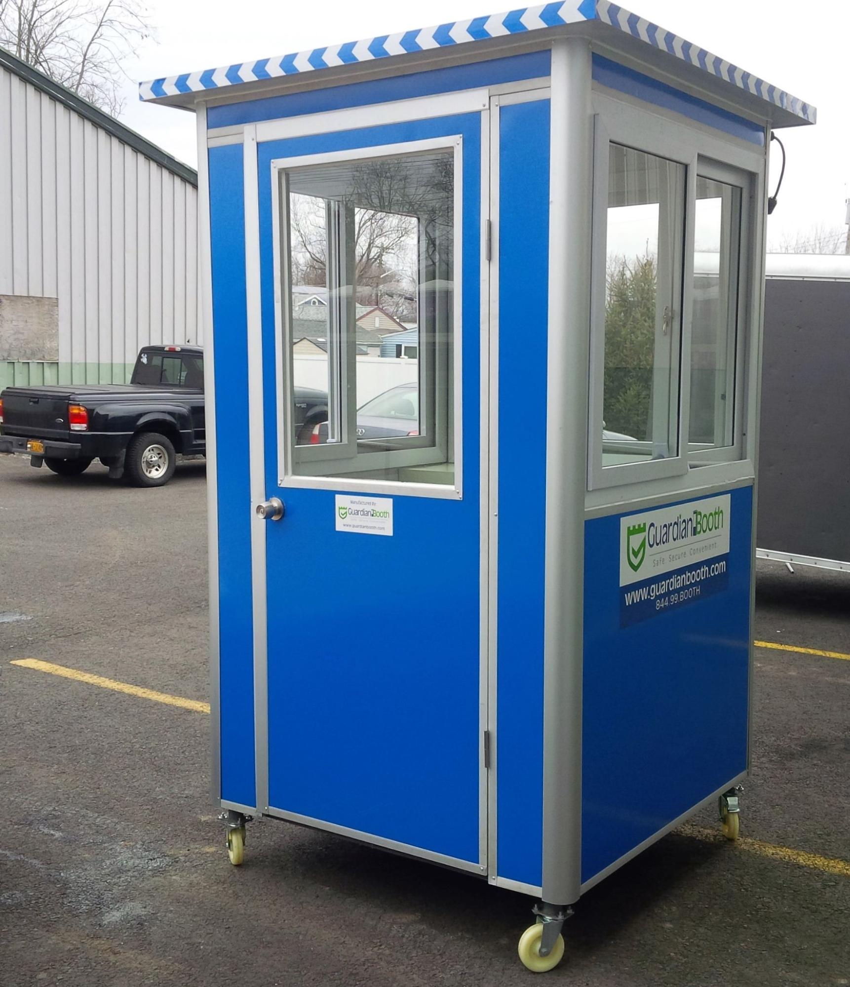security screening booths