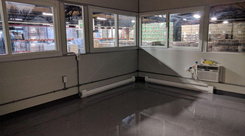interior-view-of-portable-booths-in-warehouses