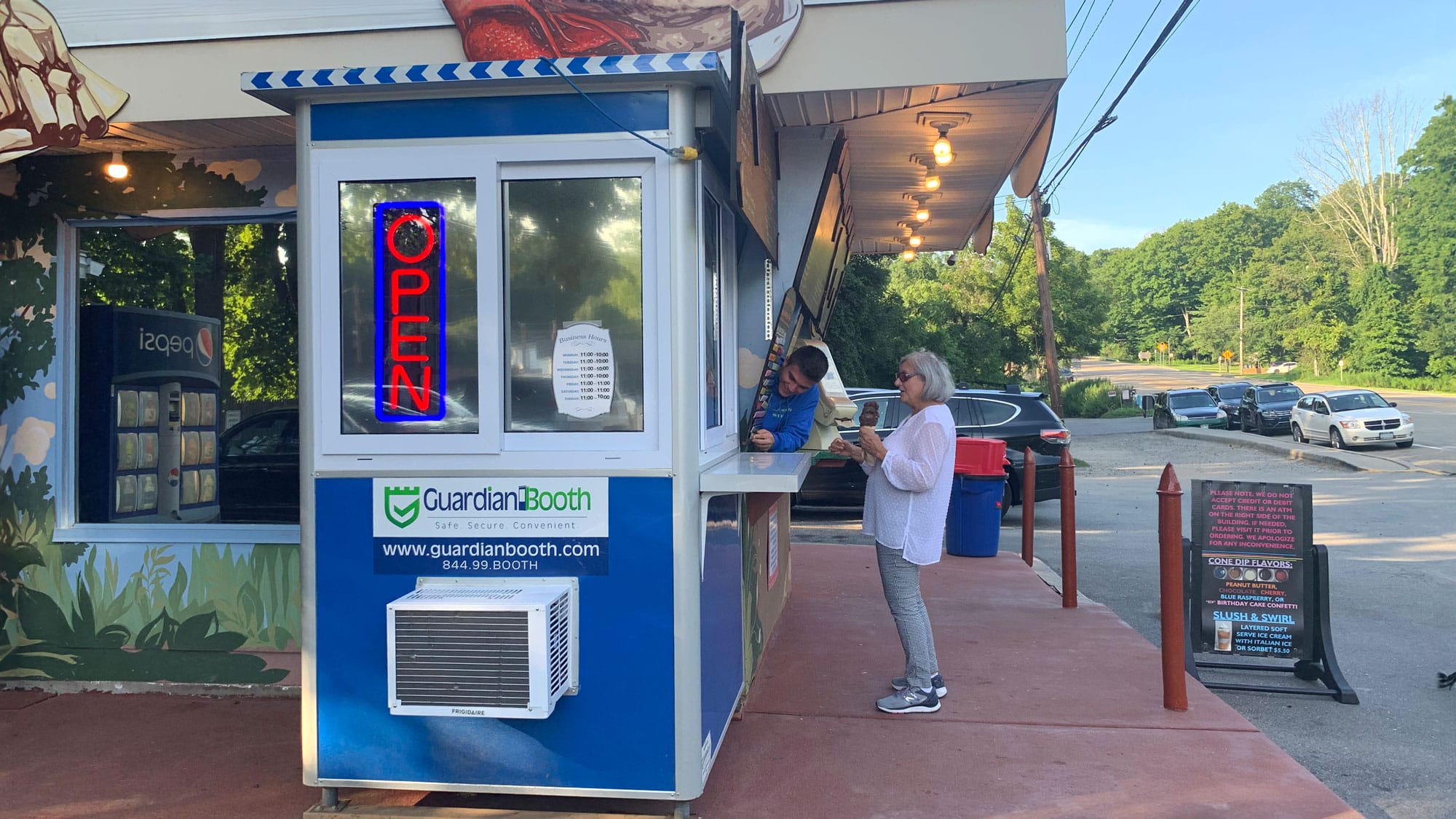 Food Service 4x6 w AC, Exterior Desk, Electrical