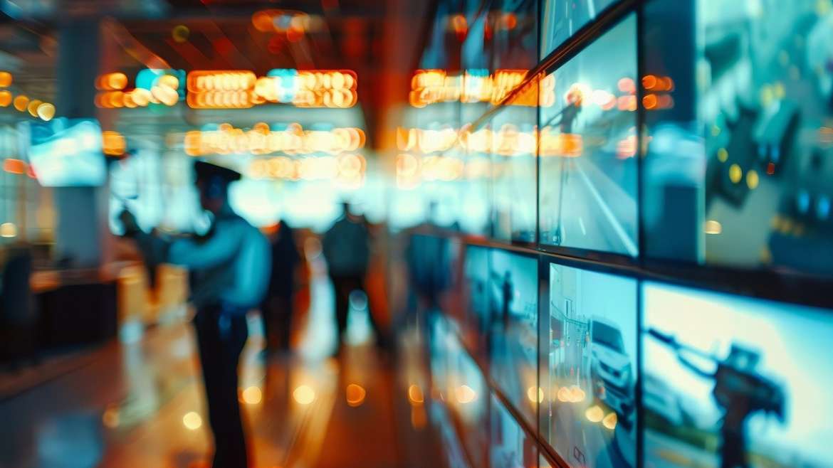 Security booths enhance hotel security.