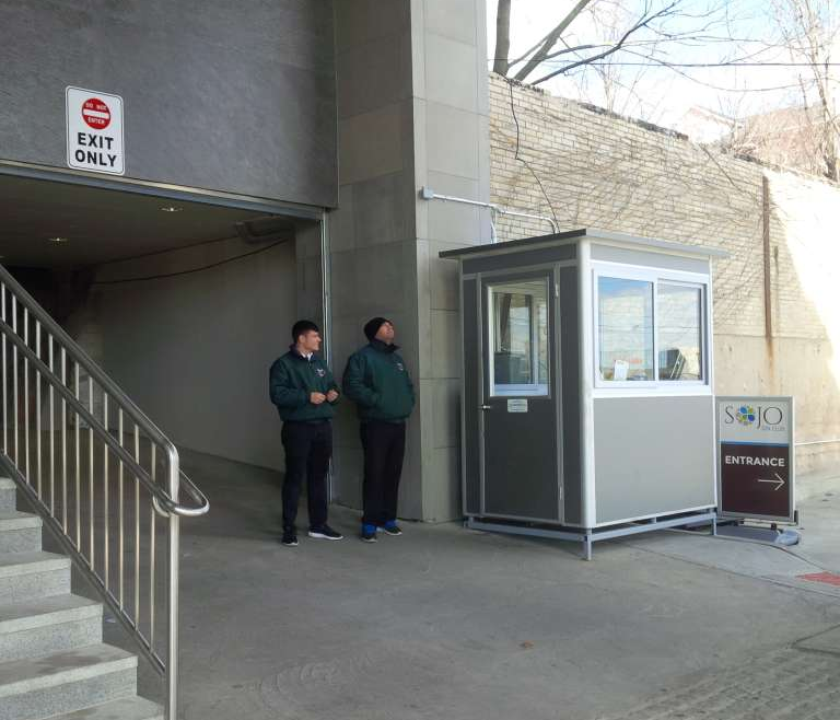 gated community security booths
